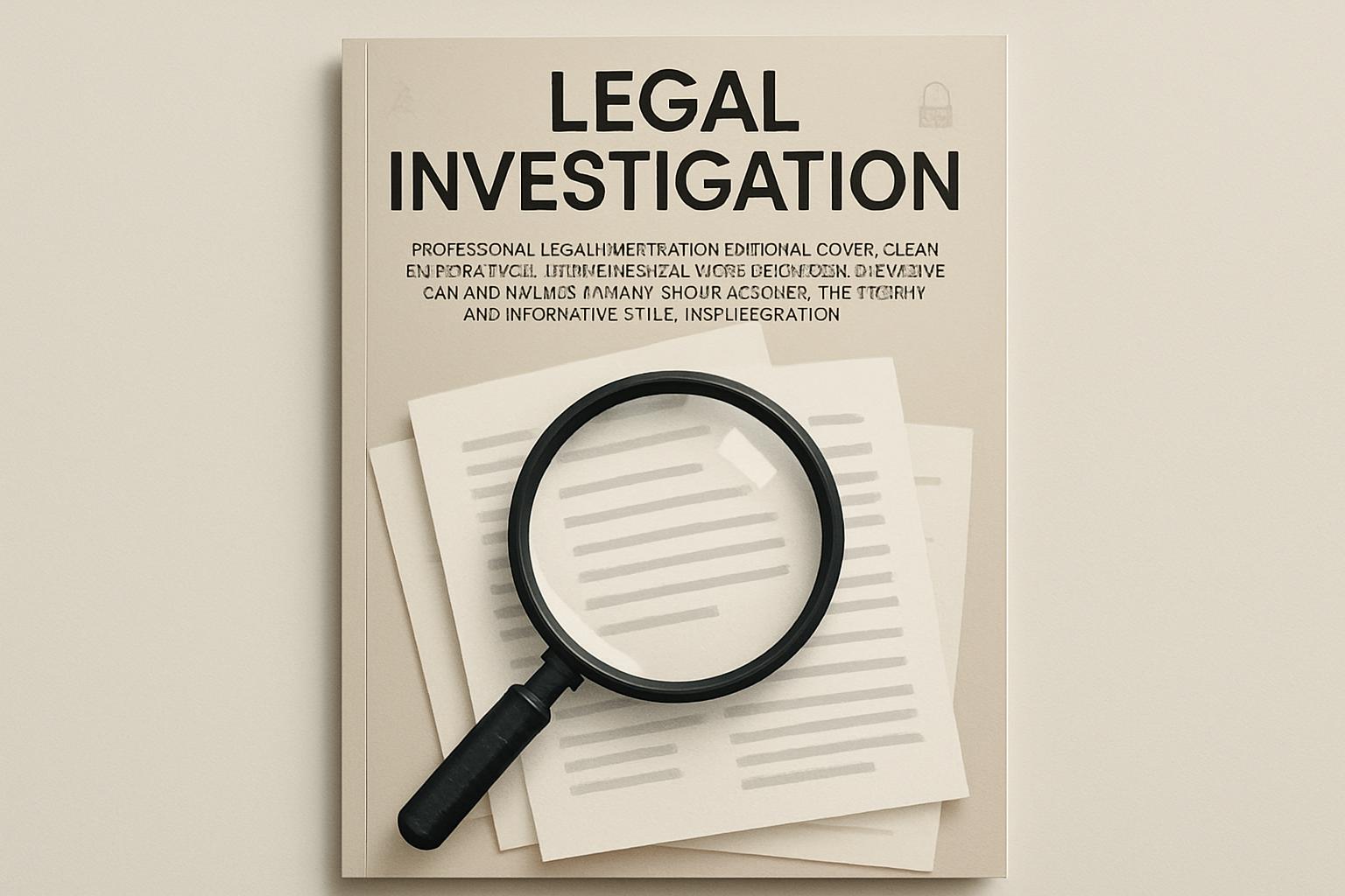 合法徵信與法律風險辨識示意圖